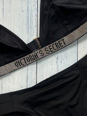 new VICTORIA'S SECRET SHINE bikini swimsuit set s small